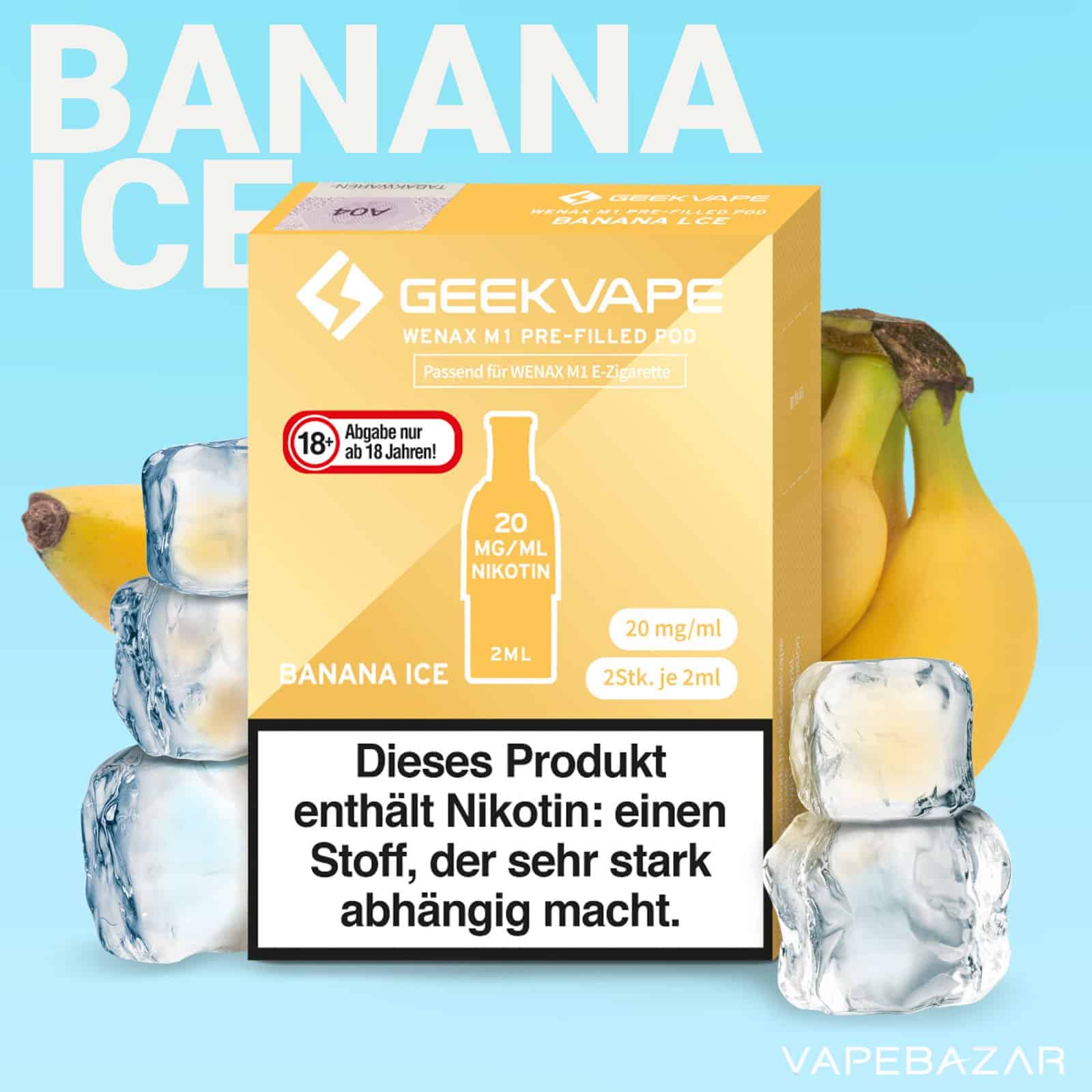 BananaIce | Vapebazar Geekvape Wenax M1 Akku - Red