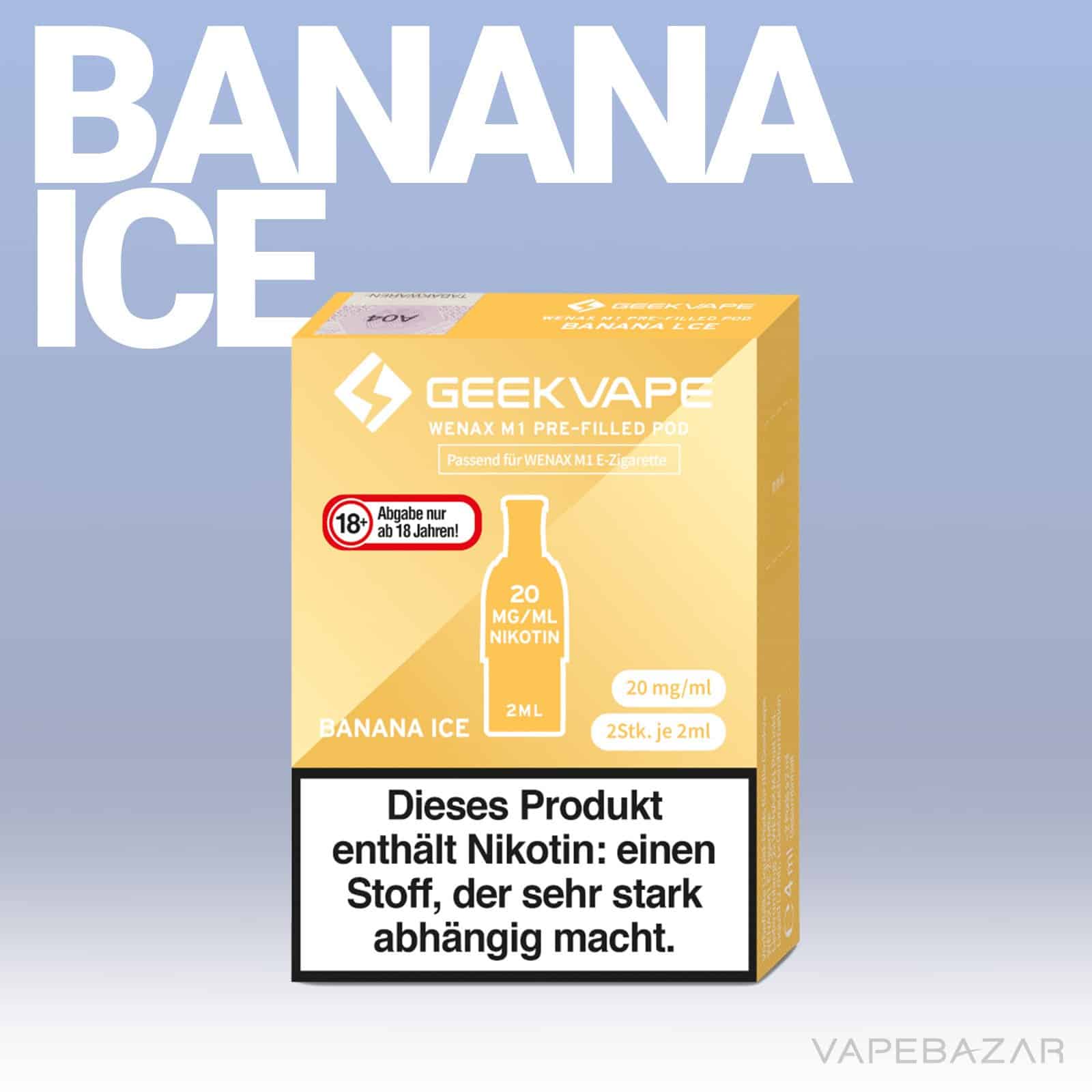 BananaIce2 | Vapebazar Geekvape Wenax M1 Akku - Red