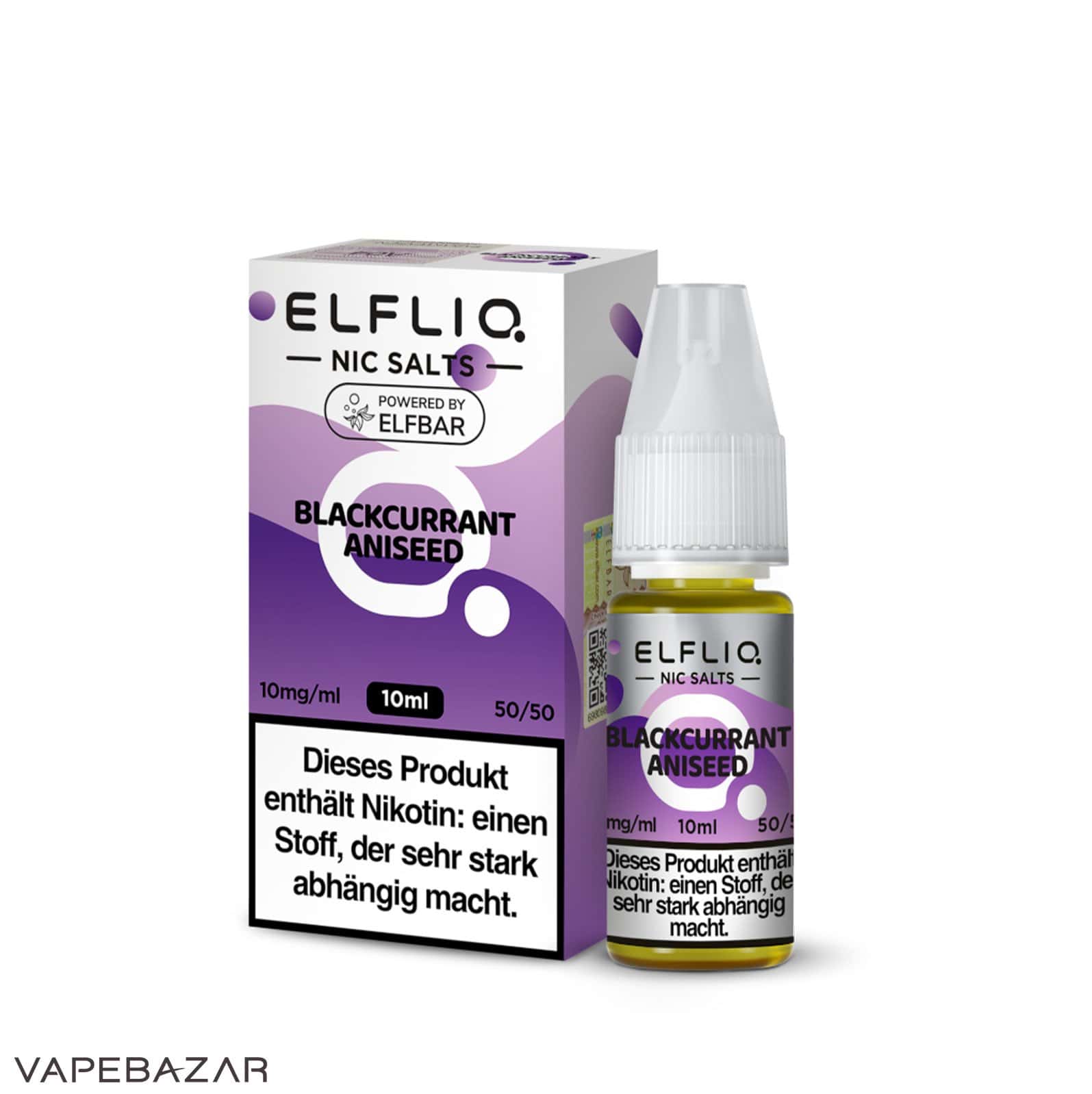 BlackcurrantAniseed2 | Vapebazar Elfliq Nikotinsalz Liquid 10Ml – Blackcurrant Aniseed 10Mg/Ml Nikotin