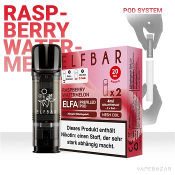 Elf Bar ELFA - Raspberry Watermelon - 2er Pack Prefilled Pod