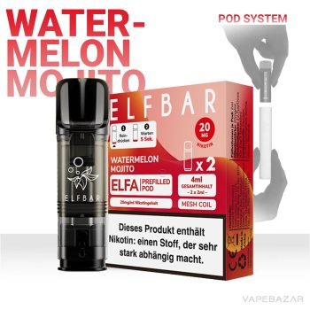 Elf Bar ELFA - Watermelon Mojito - 2er Pack Prefilled Pod