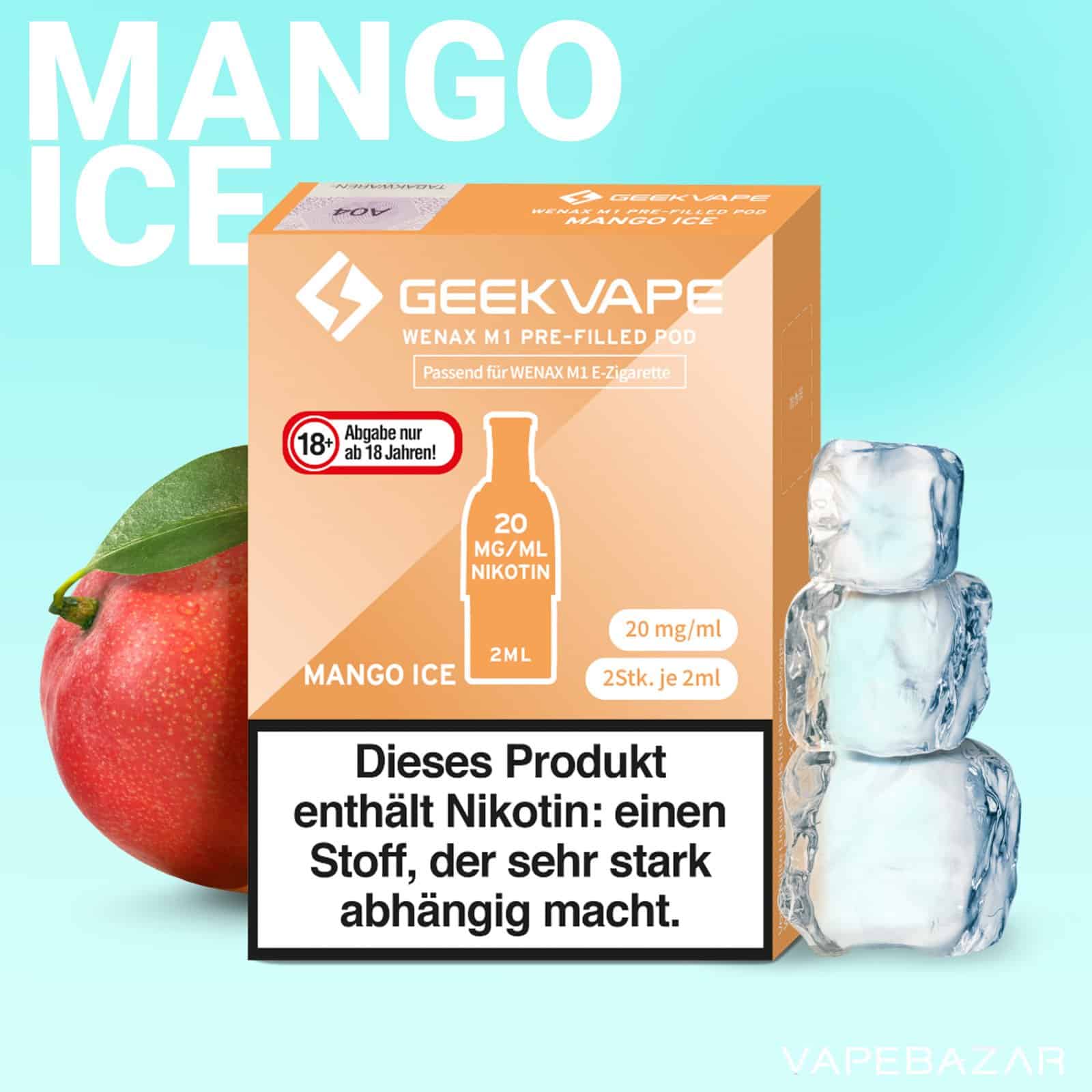 MangoIce | Vapebazar Geekvape Wenax M1 Akku - Red