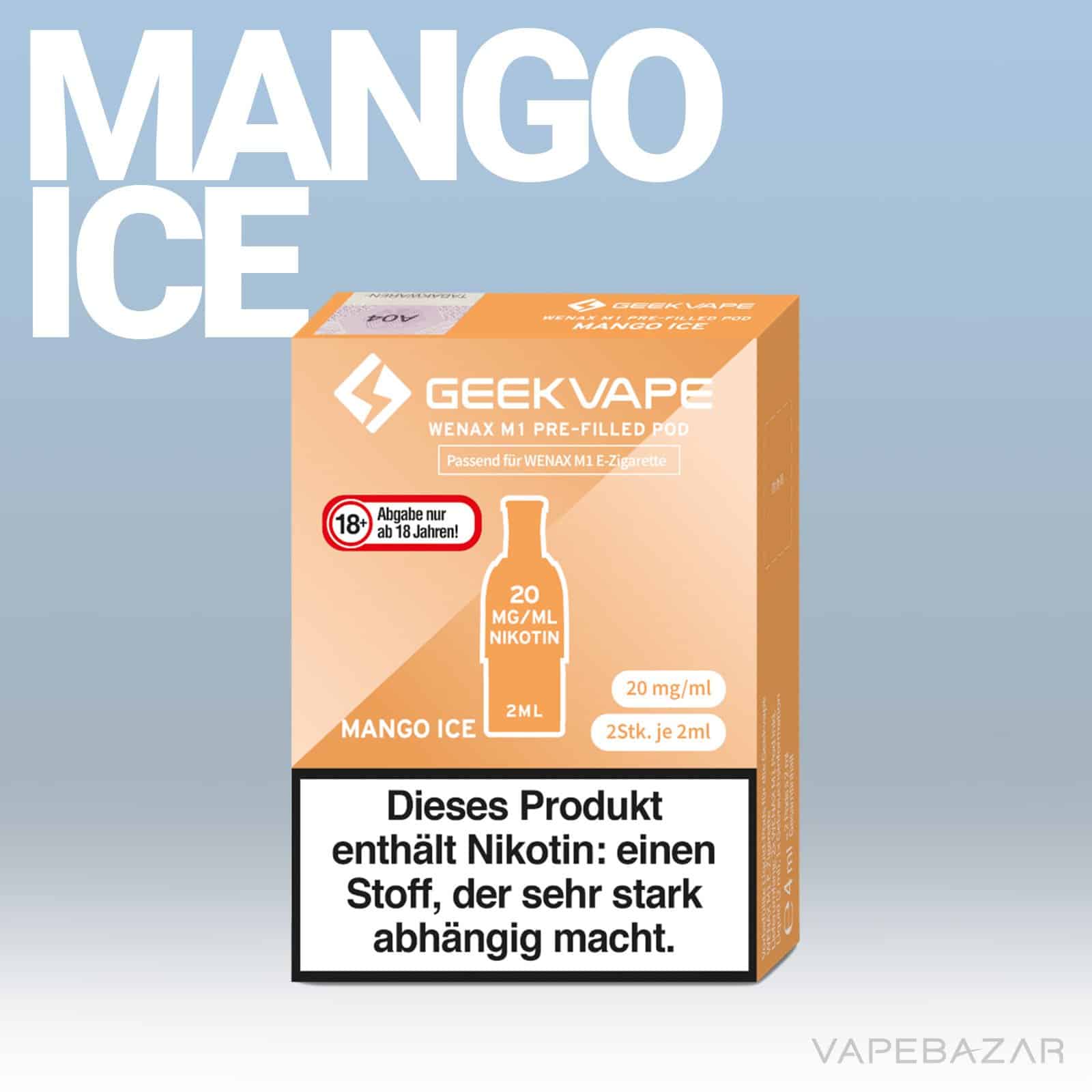 MangoIce2 | Vapebazar Geekvape Wenax M1 Akku - Red