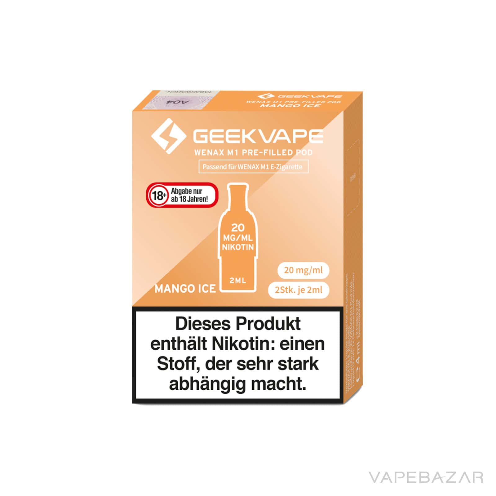 MangoIce3 | Vapebazar Geekvape Wenax M1 Akku - Red