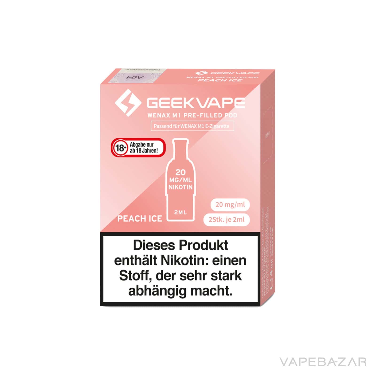 PeachIce3 | Vapebazar Geekvape Wenax M1 Akku - Red