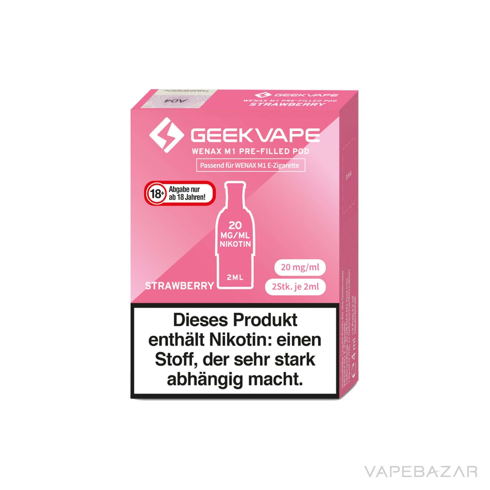 Strawberry3 | Vapebazar Geekvape Wenax M1 Akku - Red