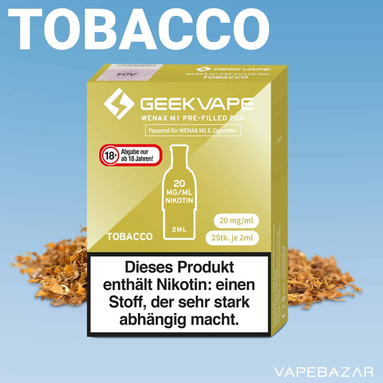 Tobacco | Vapebazar Geekvape Wenax M1 Akku - Red