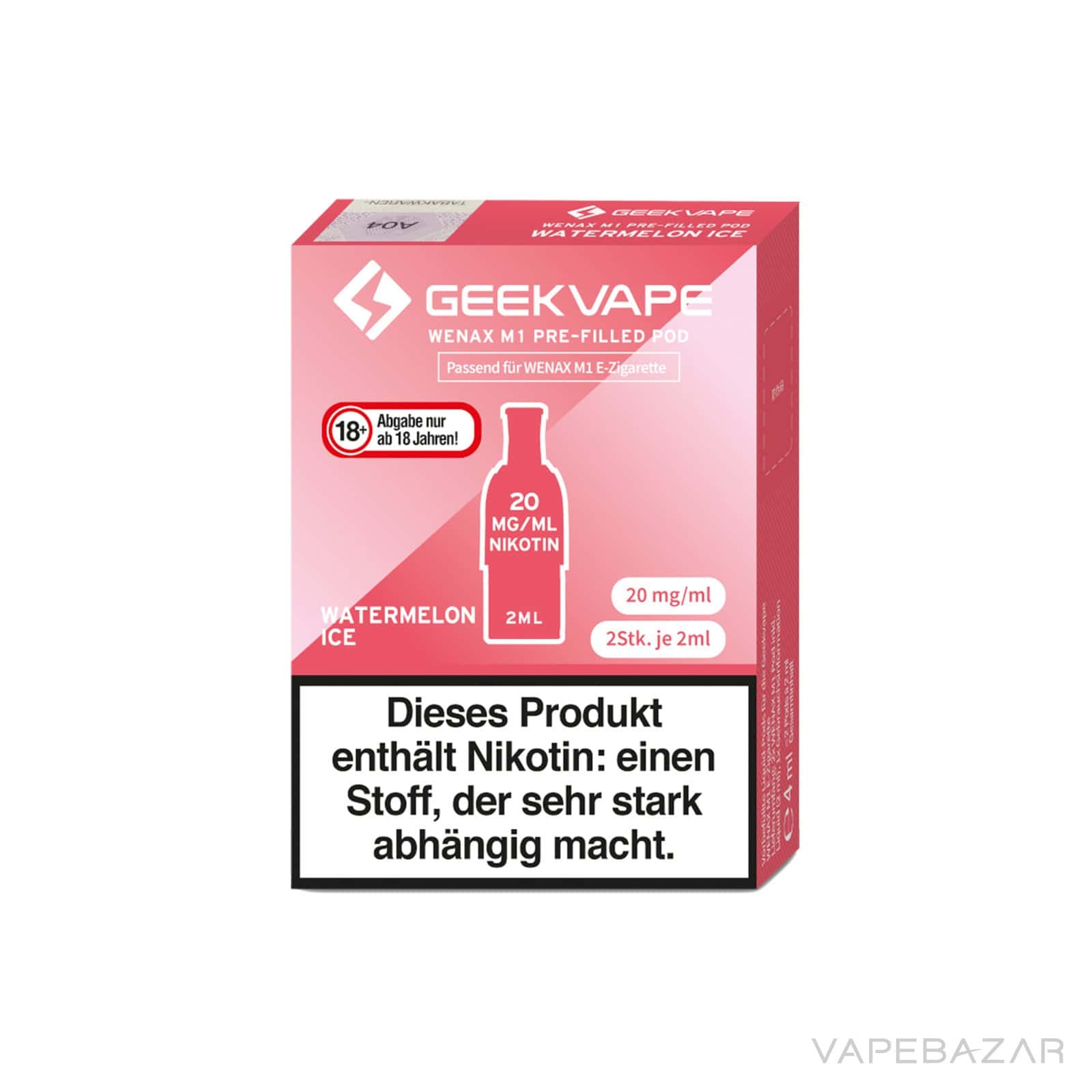 WatermelonIce3 | Vapebazar Geekvape Wenax M1 Akku - Red