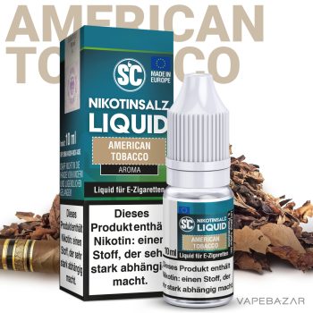 Vapebazar SC Nikotinsalz Liquid American Tobacco