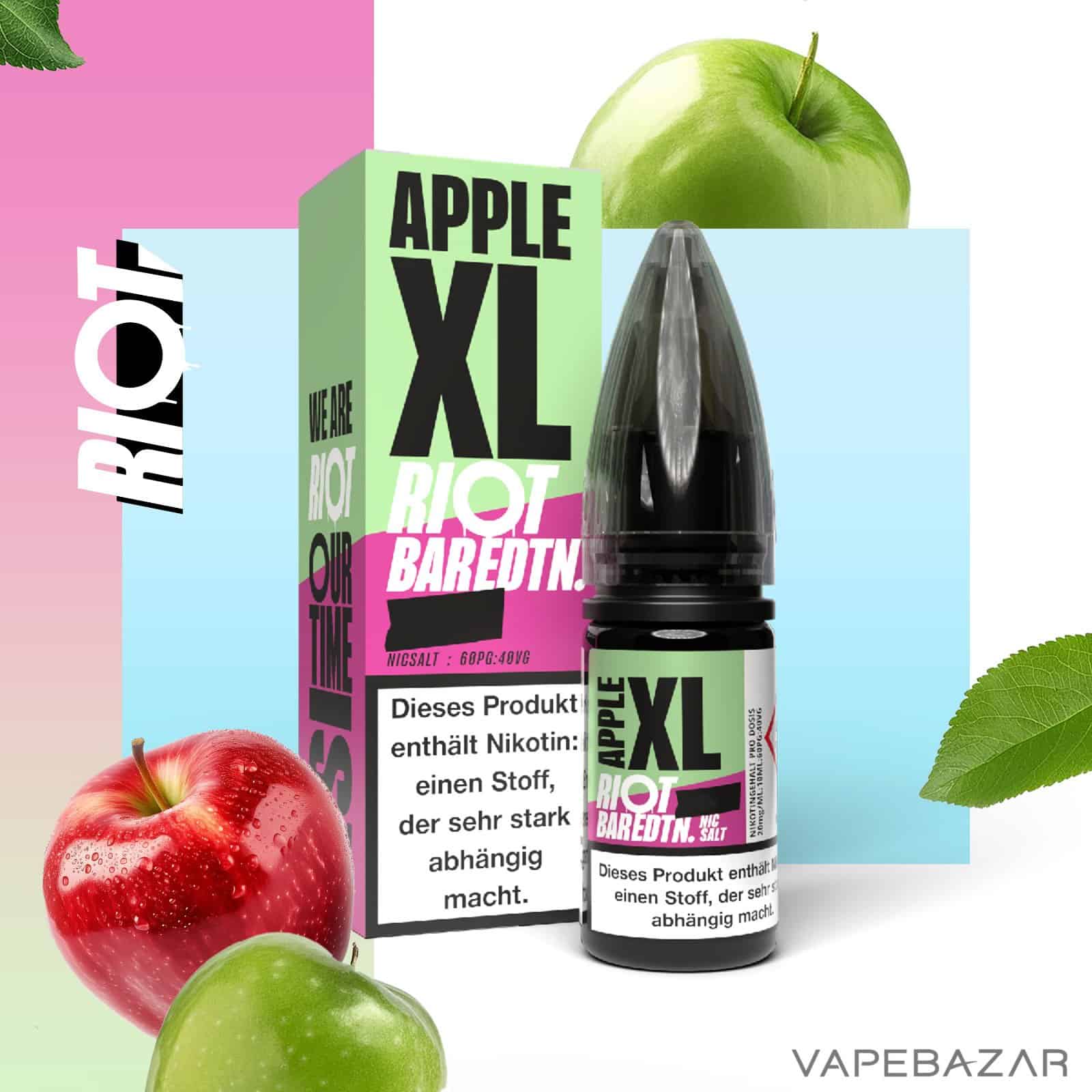 AppleXL | Vapebazar Vapebazar Riot Salt Bar Edition Apple Xl