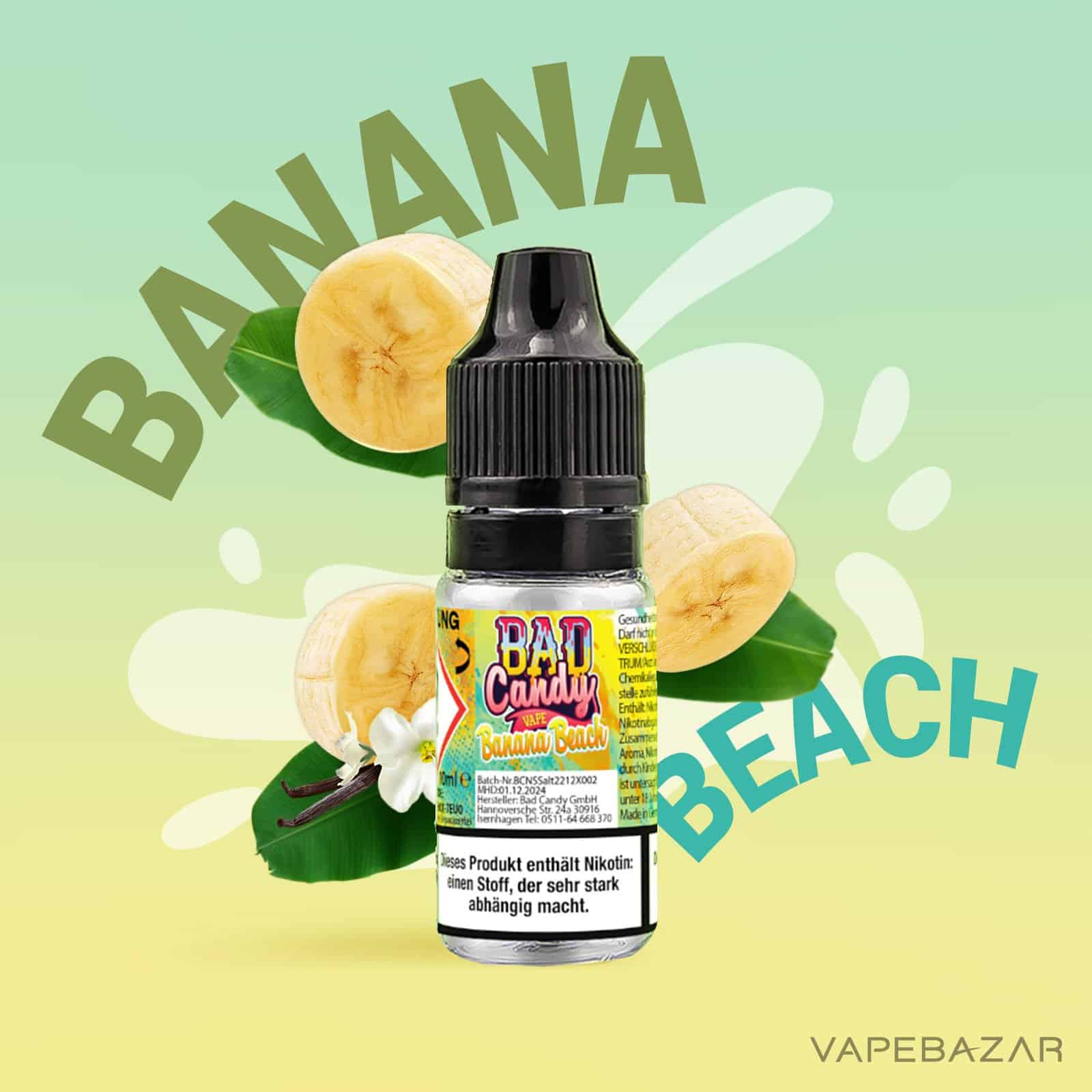 BananaBeach | Vapebazar Bad Candy Liquid - Banana Beach
