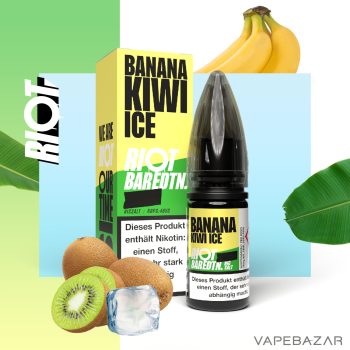 Vapebazar Riot Salt Bar Edition Banana Kiwi Ice