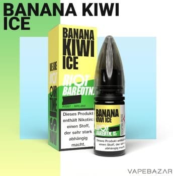 Vapebazar Riot Salt Bar Edition Banana Kiwi Ice