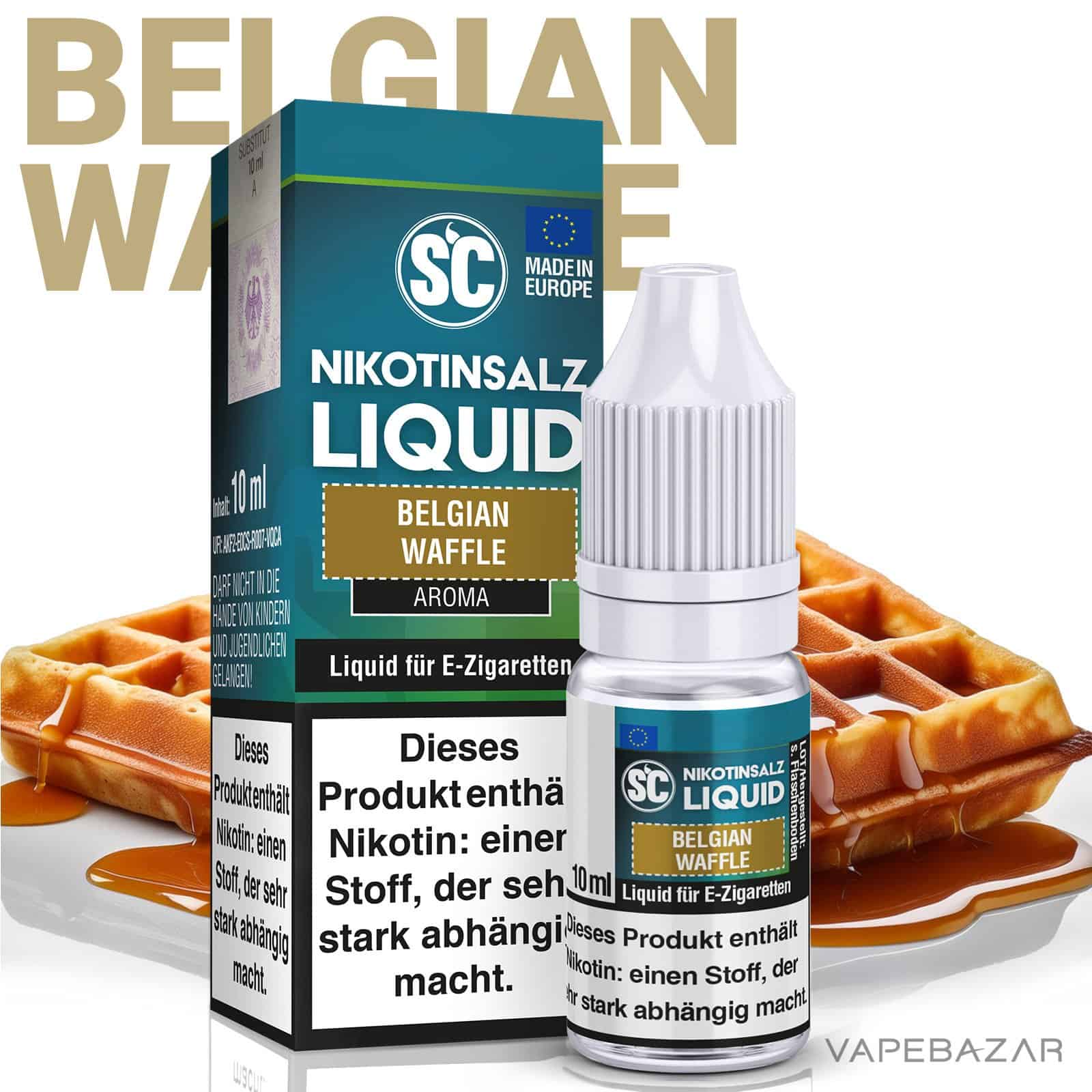 BelgianWaffle | Vapebazar Vapebazar Sc Nikotinsalz Liquid Belgian Waffle