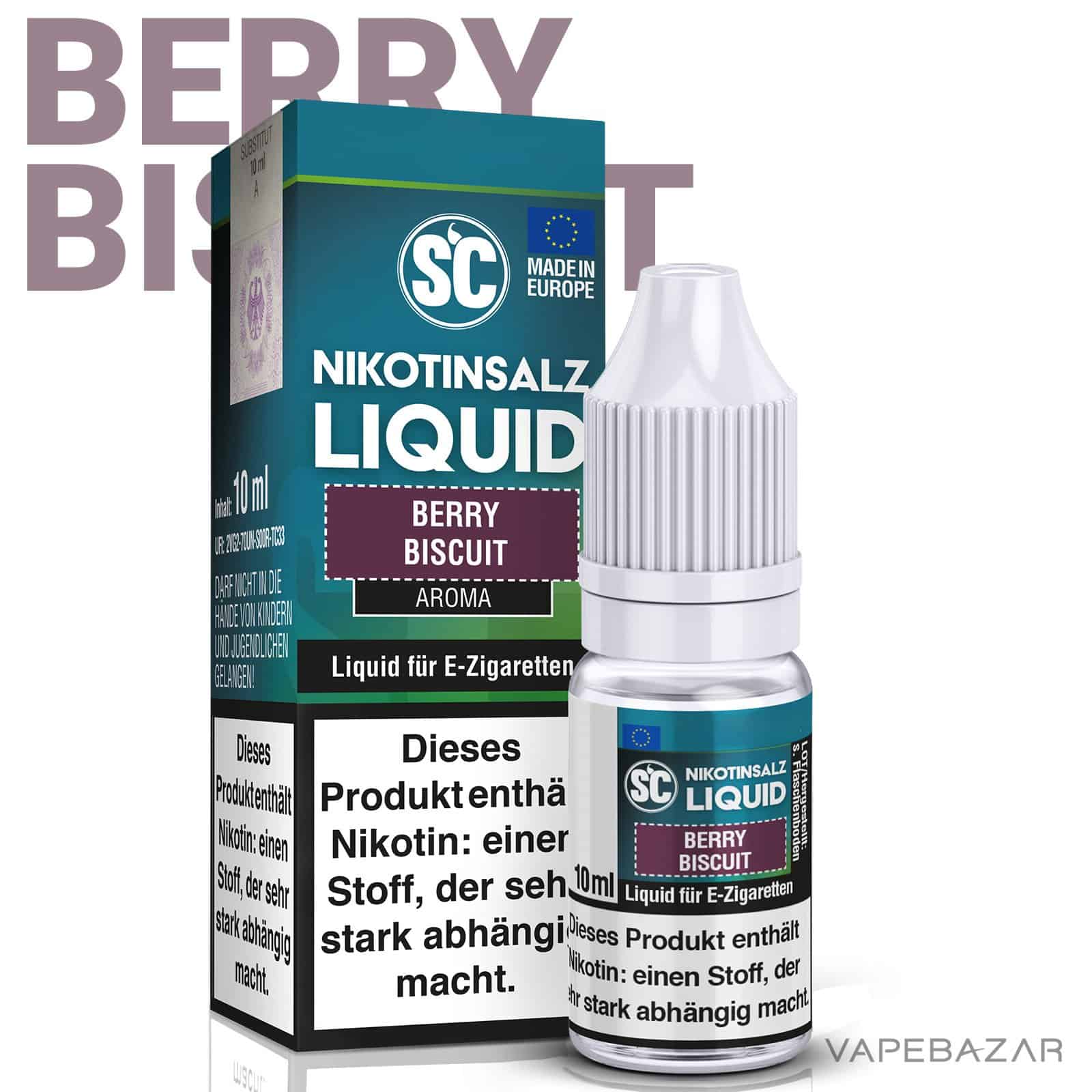 BerryBiscuit2 | Vapebazar Vapebazar Sc Nikotinsalz Liquid Berry Biscuit