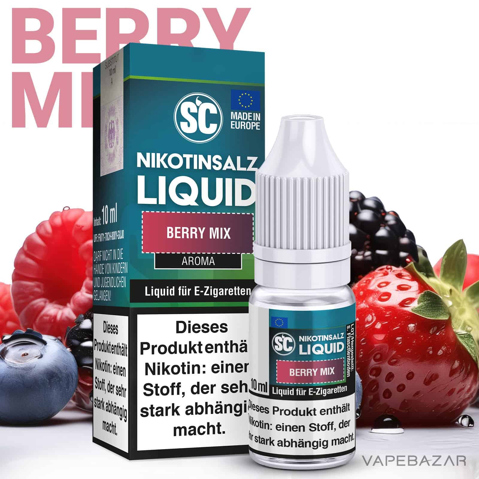 | Vapebazar Vapebazar Sc Nikotinsalz Liquid Berry Mix