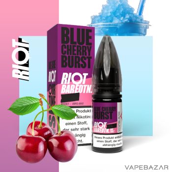Vapebazar Riot Salt Bar Edition Blue Cherry Burst