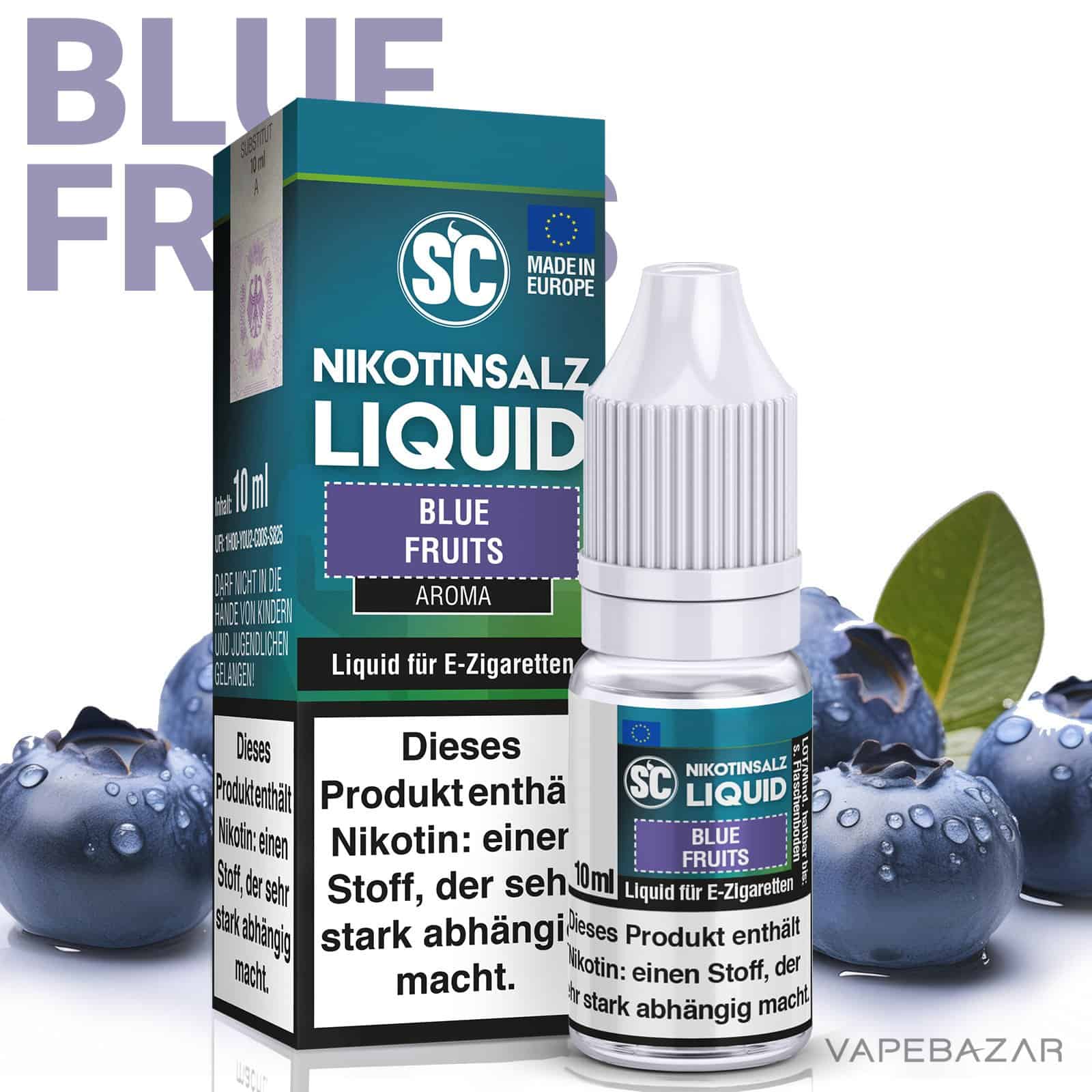 BlueFruits | Vapebazar Vapebazar Sc Nikotinsalz Liquid Blue Fruits