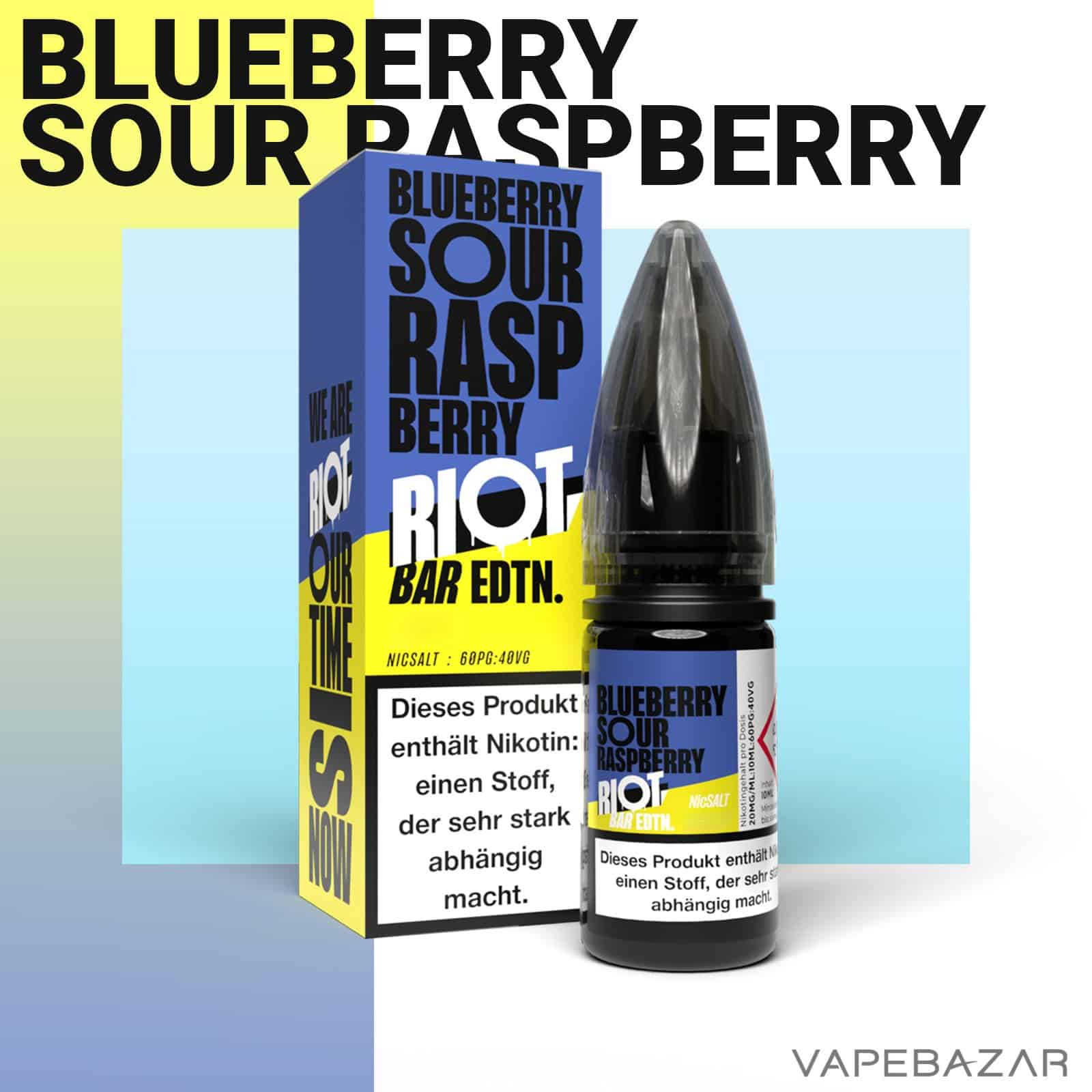 BlueSourRaspberry2 | Vapebazar Vapebazar Riot Salt Bar Edition Blue Sour Raspberry