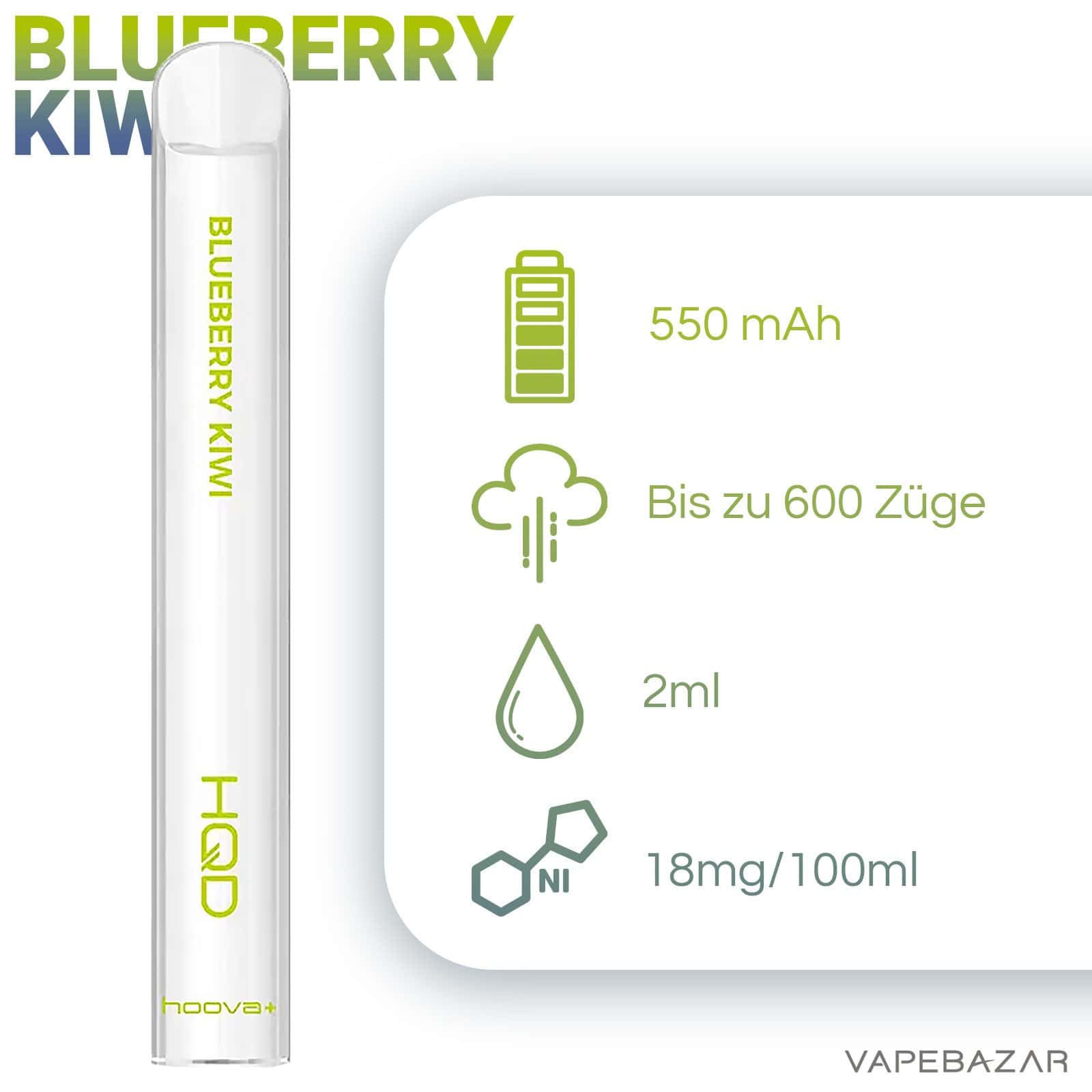 BlueberryKiwi2 | Vapebazar Hqd Hoova+ Blueberry Kiwi