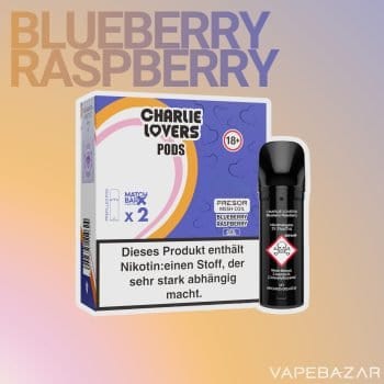 Charlie Lovers Pods Blueberry Raspberry