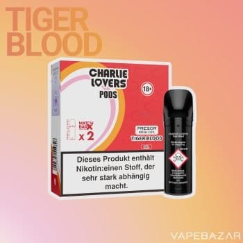 Charlie Lovers Pods Tiger Blood