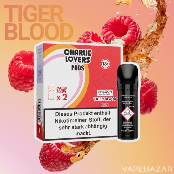 Charlie Lovers Pods Tiger Blood