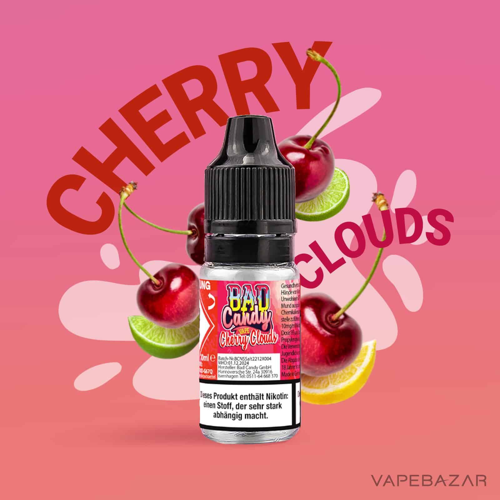 CherryClouds | Vapebazar Bad Candy Liquid - Cherry Clouds