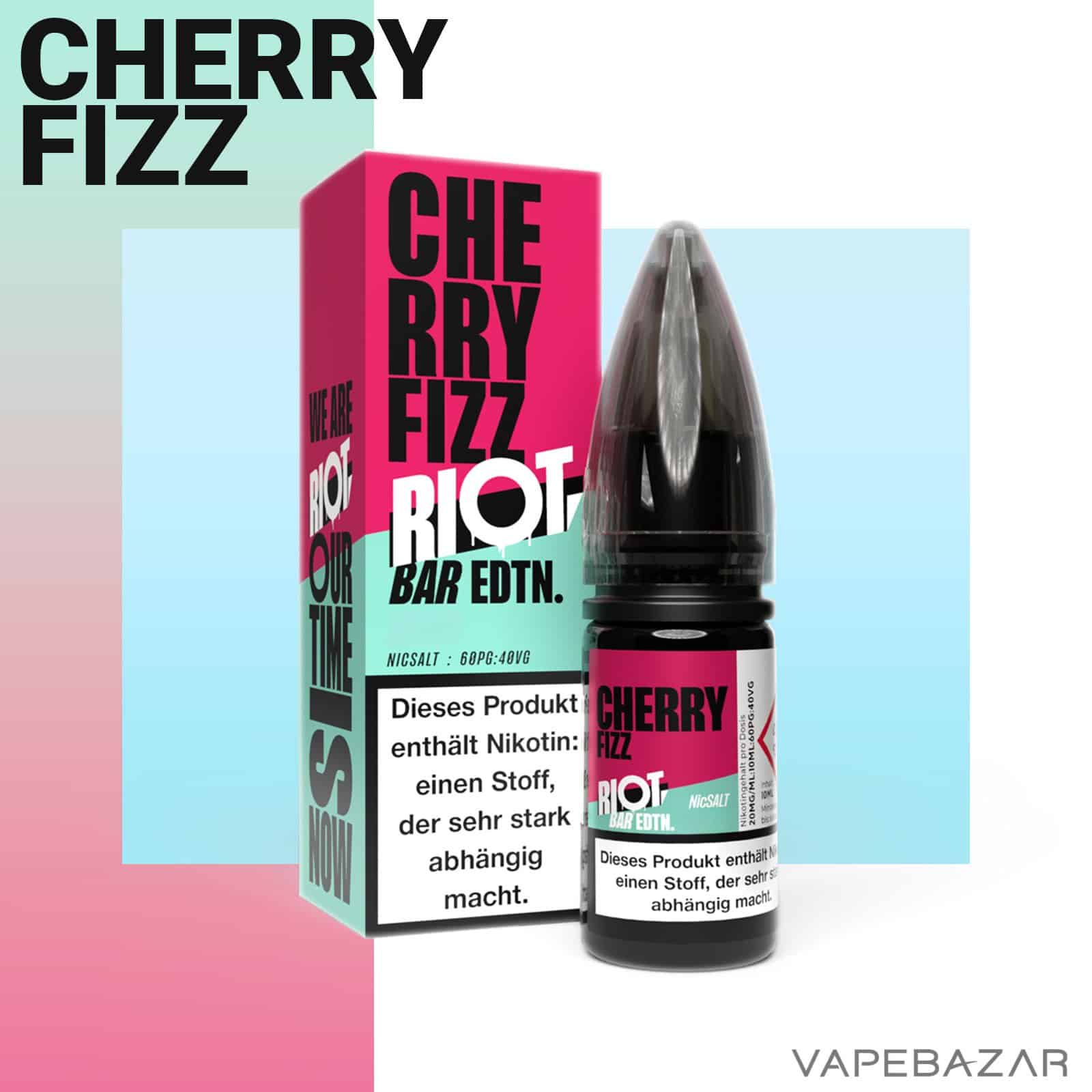 CherryFizz2 | Vapebazar Vapebazar Riot Salt Bar Edition Cherry Fizz