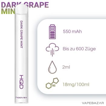 HQD Hoova+ Dark Grape Mint