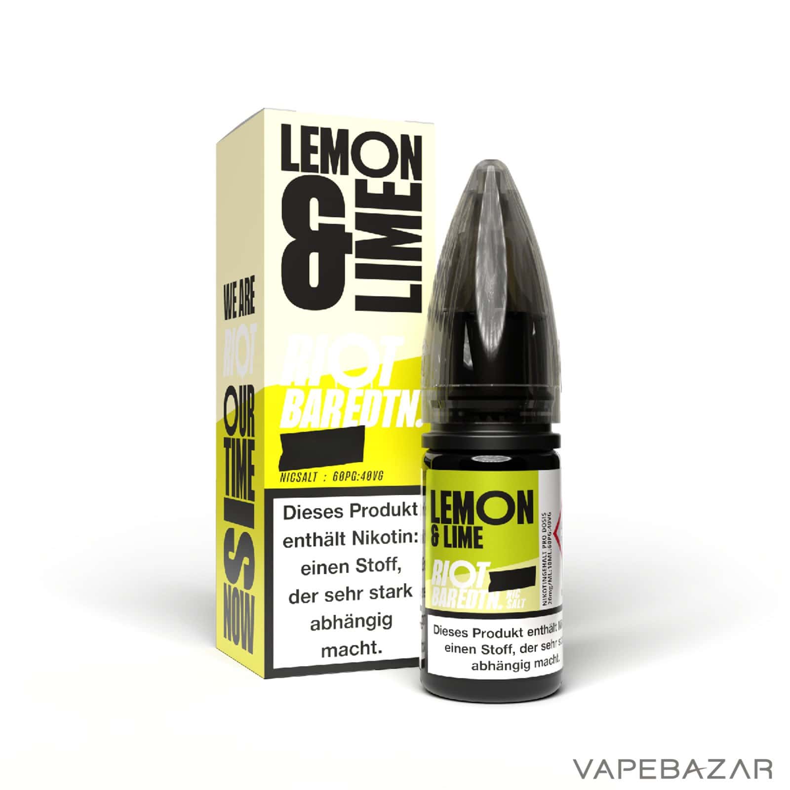 LemonLime3 | Vapebazar Vapebazar Riot Salt Bar Edition Lemon &Amp; Lime
