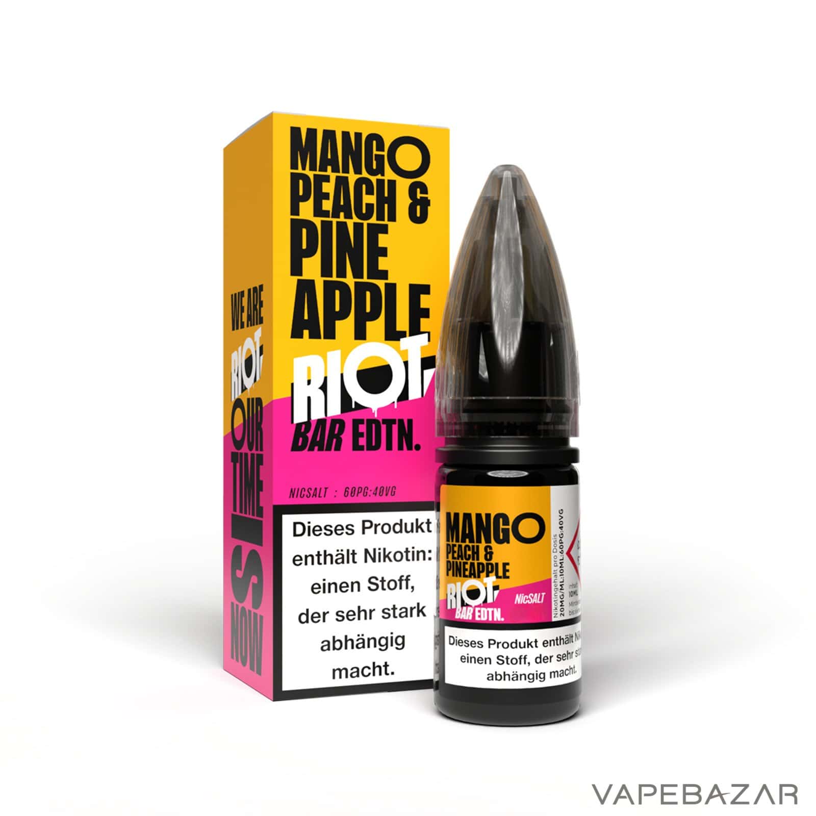 MangoPeachPineapple3 | Vapebazar Vapebazar Riot Salt Bar Edition Mango Peach &Amp; Pineapple