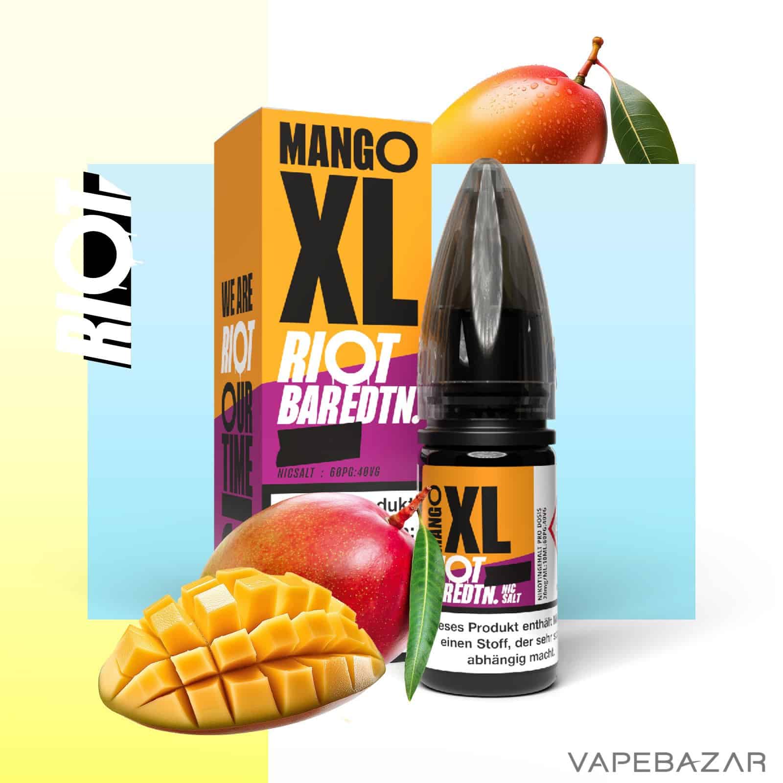 MangoXL | Vapebazar Vapebazar Riot Salt Bar Edition Mango Xl