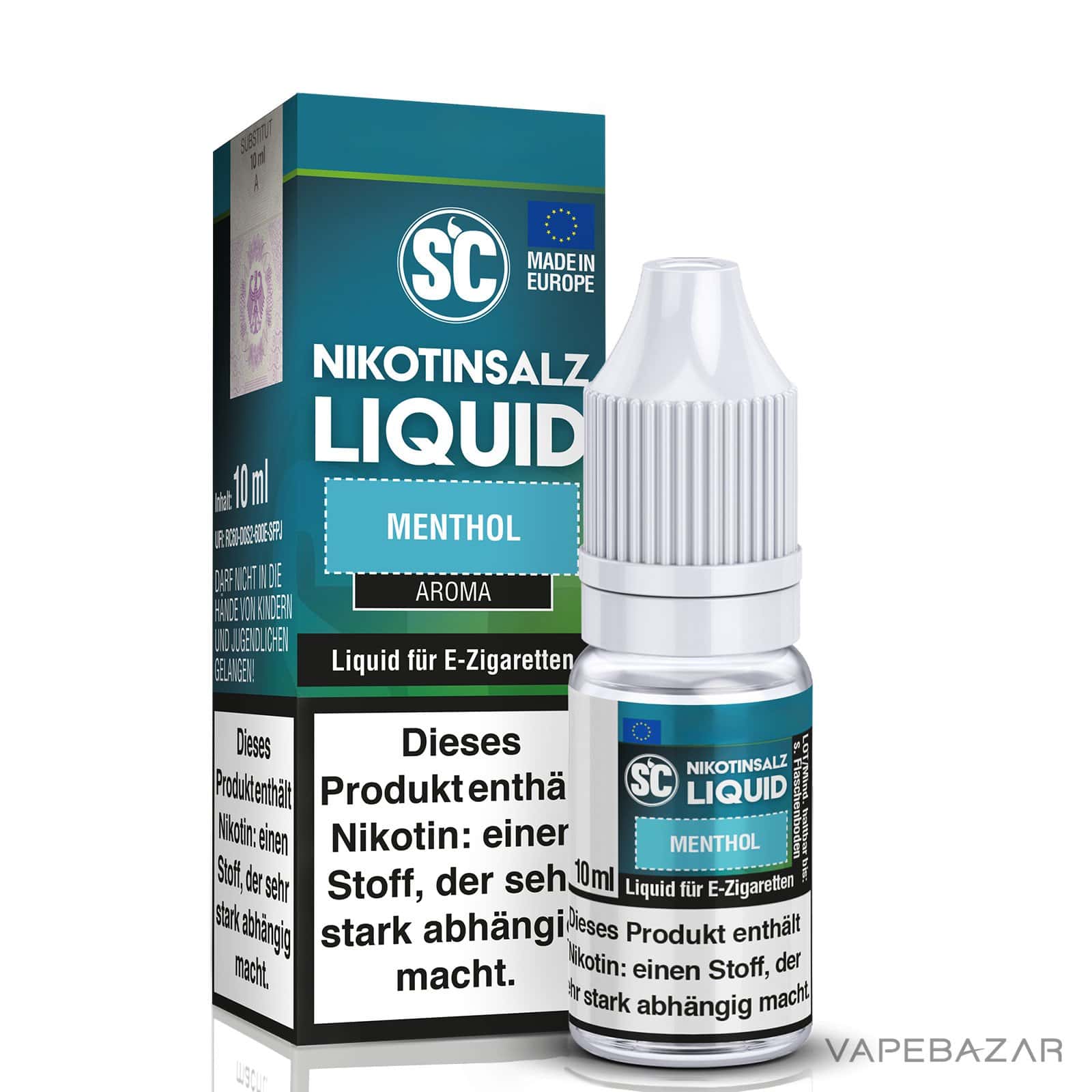 Menthol3 | Vapebazar Vapebazar Sc Nikotinsalz Liquid Menthol