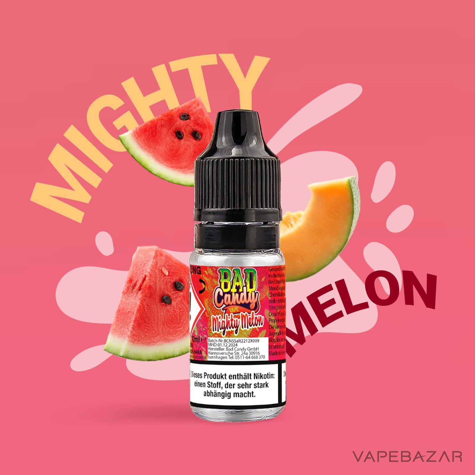 MightyMelon | Vapebazar Bad Candy Liquid - Mighty Melon