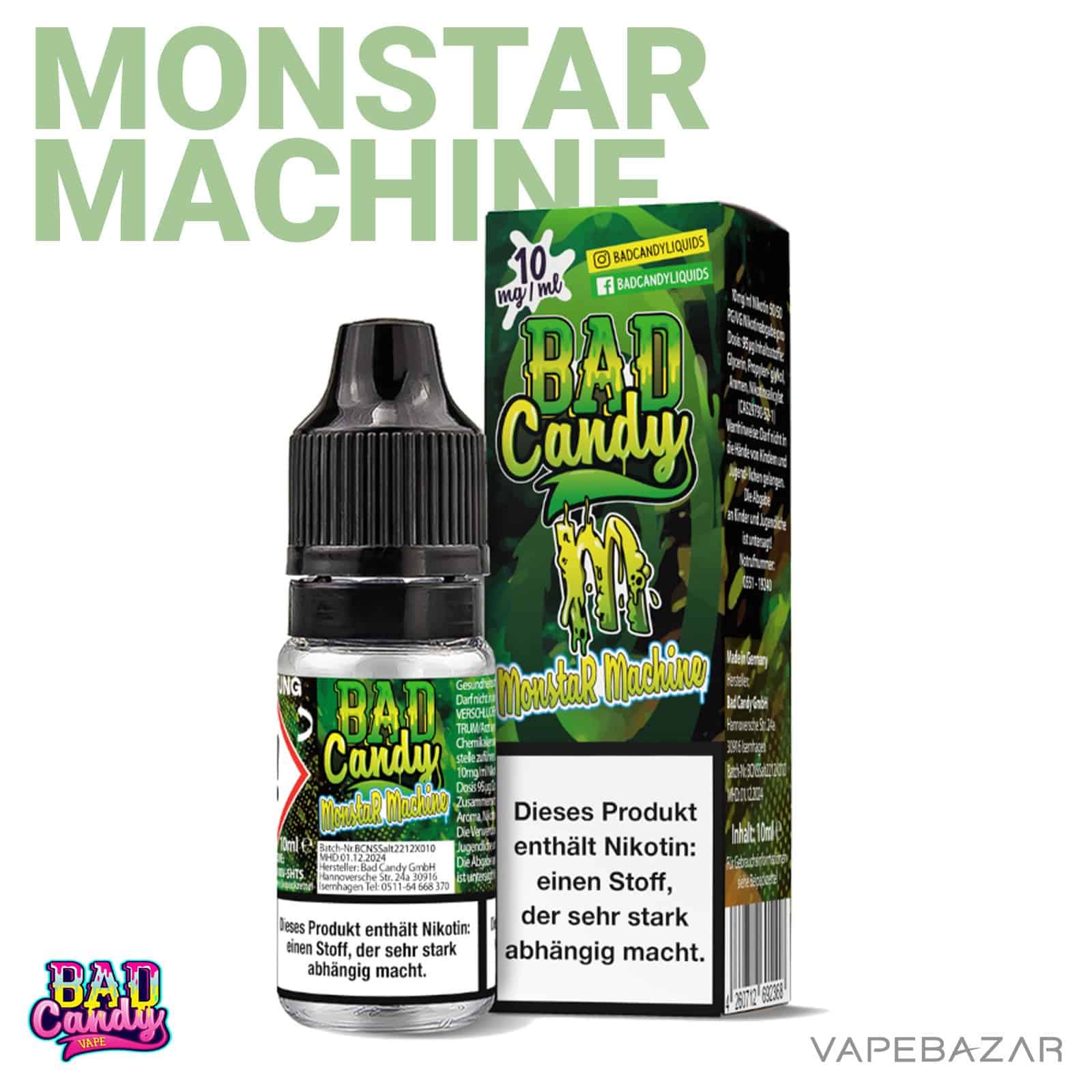 MonstarMachine10 | Vapebazar Bad Candy Liquid - Monster Machine