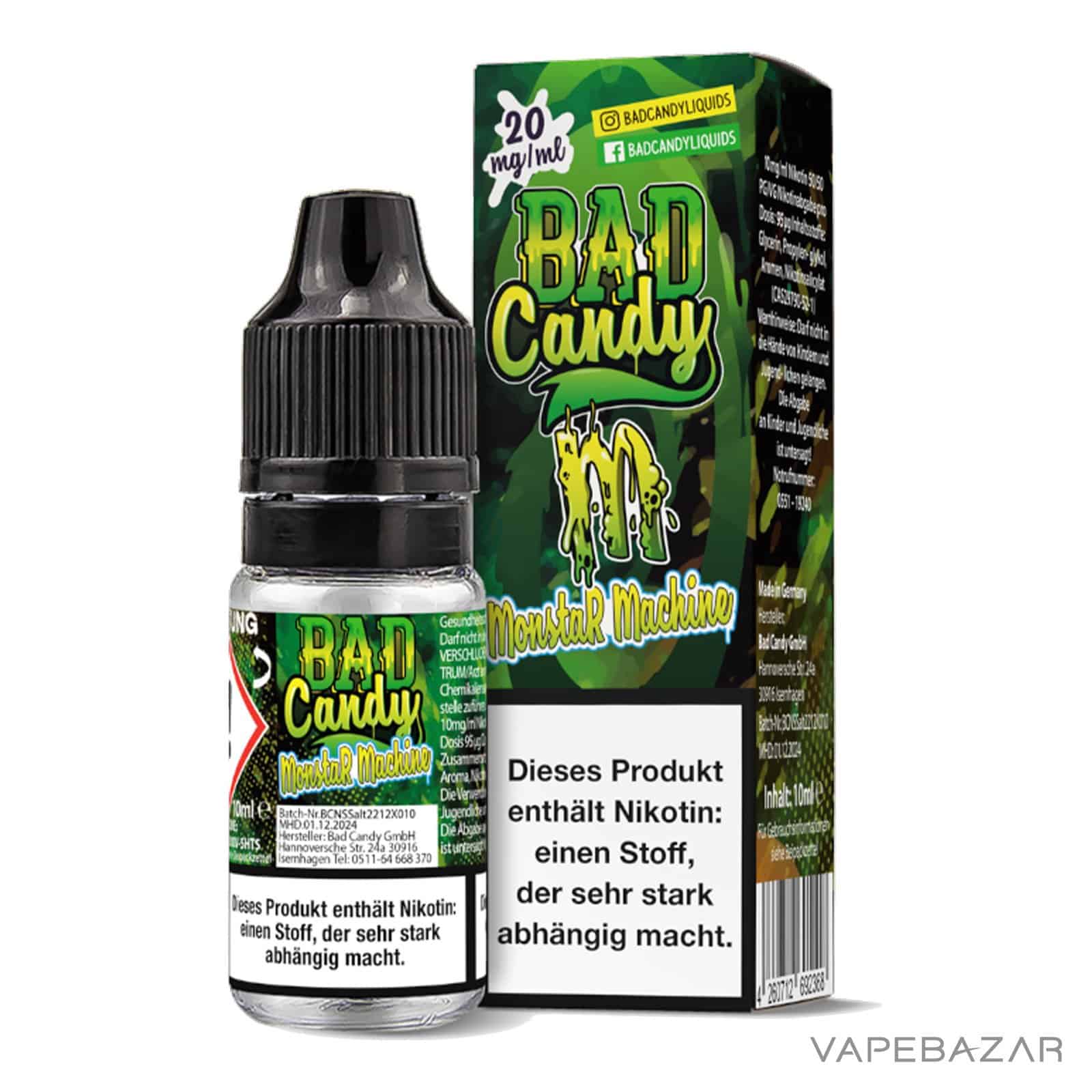 MonstarMachine20 1 | Vapebazar Bad Candy Liquid - Monster Machine