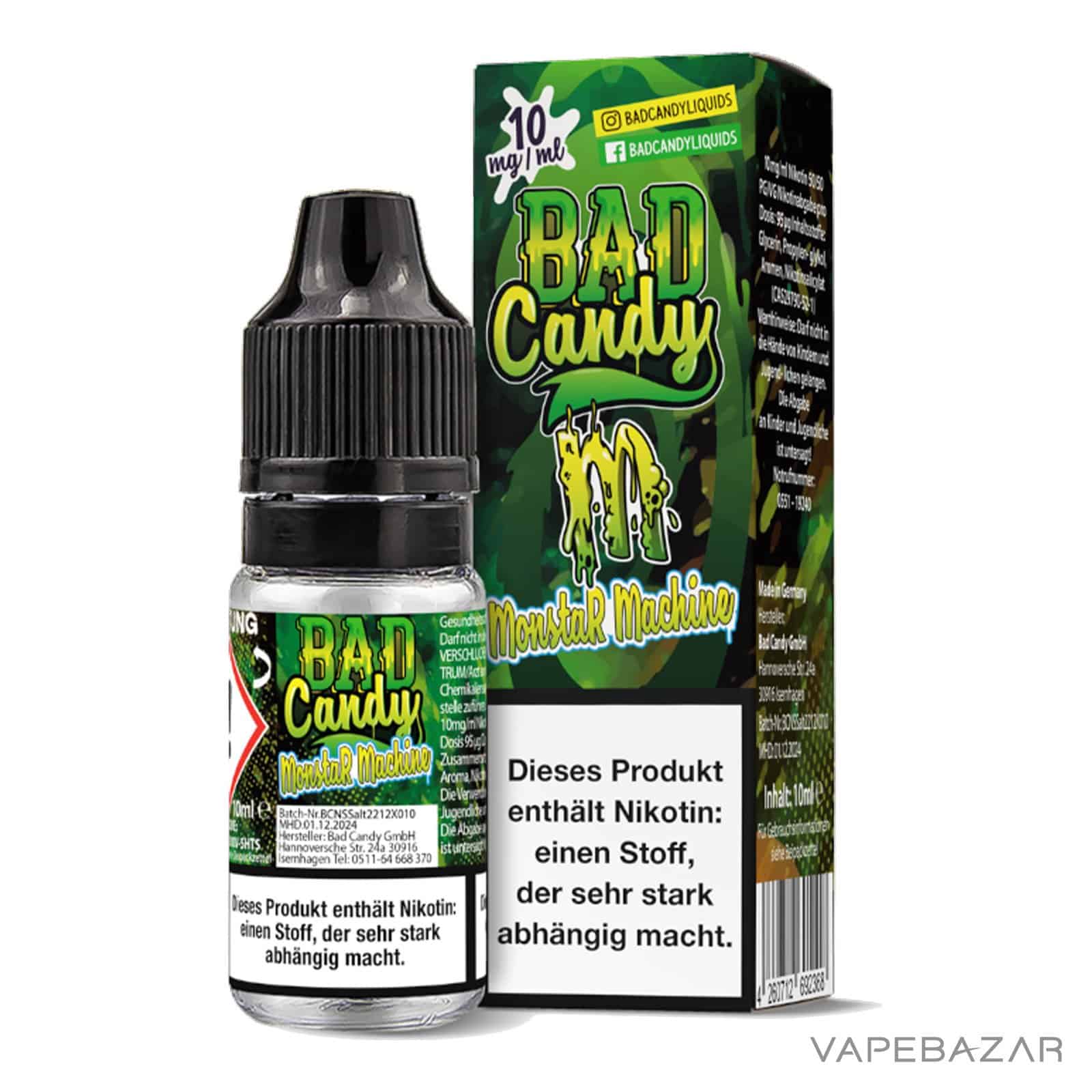 MontarMachine10 | Vapebazar Bad Candy Liquid - Monster Machine