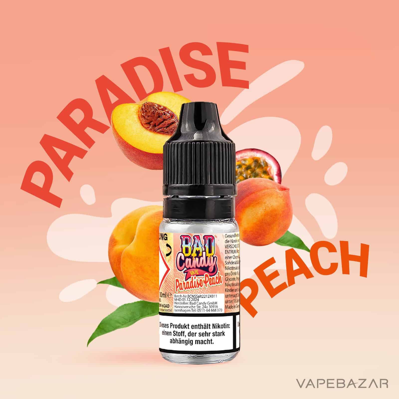 ParadisePeach | Vapebazar Bad Candy Liquid - Paradise Peach