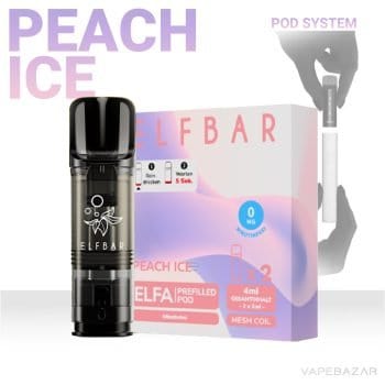 Vapebazar Elfbar Elfa Prefilled Pods Peach Ice