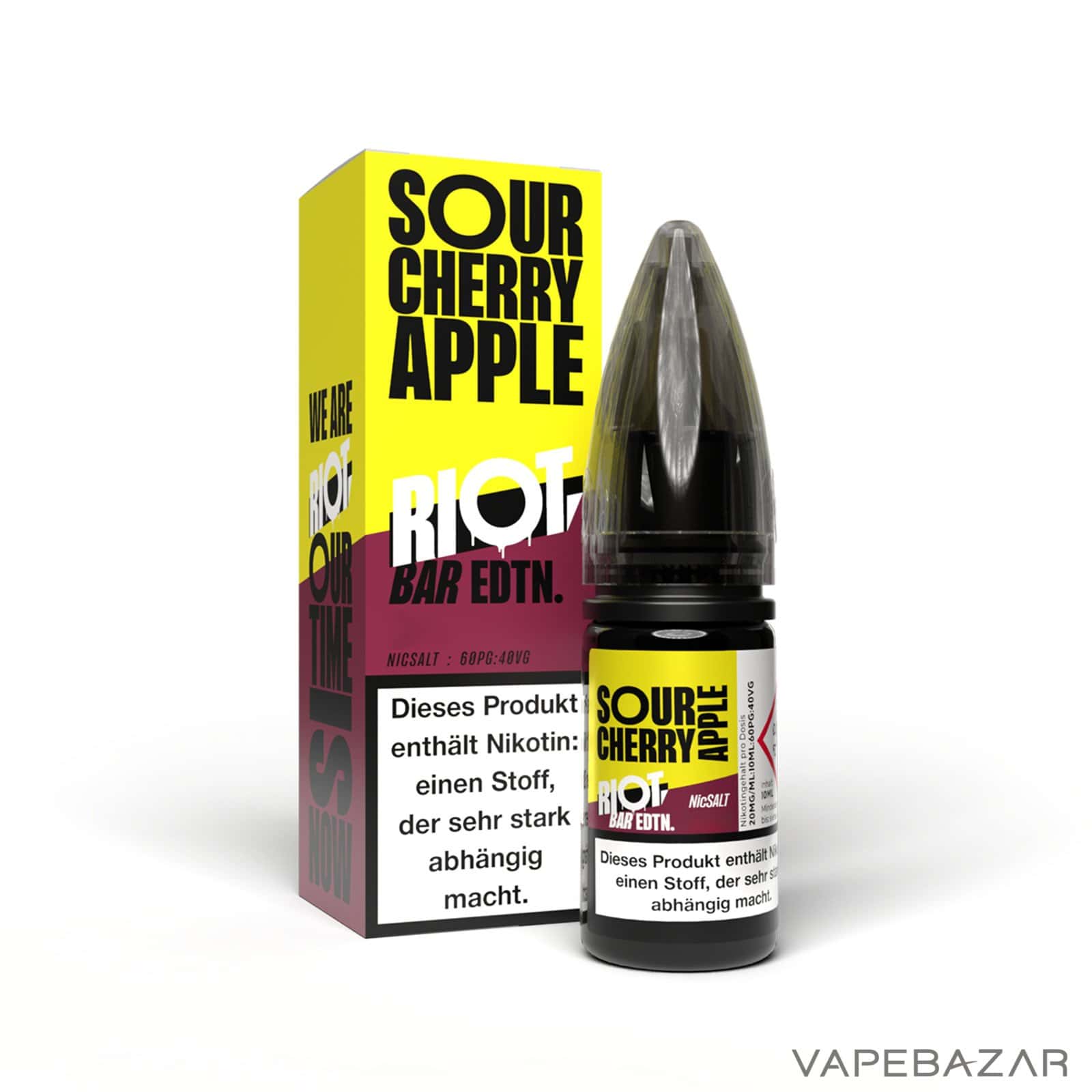 SourCherryApple3 | Vapebazar Vapebazar Riot Salt Bar Edition Sour Cherry Apple