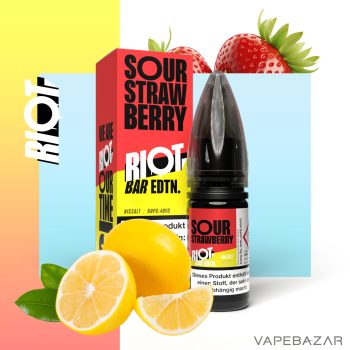 Vapebazar Riot Salt Bar Edition Sour Strawberry
