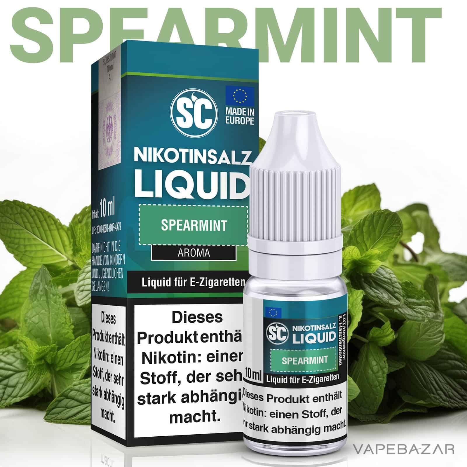 Spearmint | Vapebazar Vapebazar Sc Nikotinsalz Spearmint