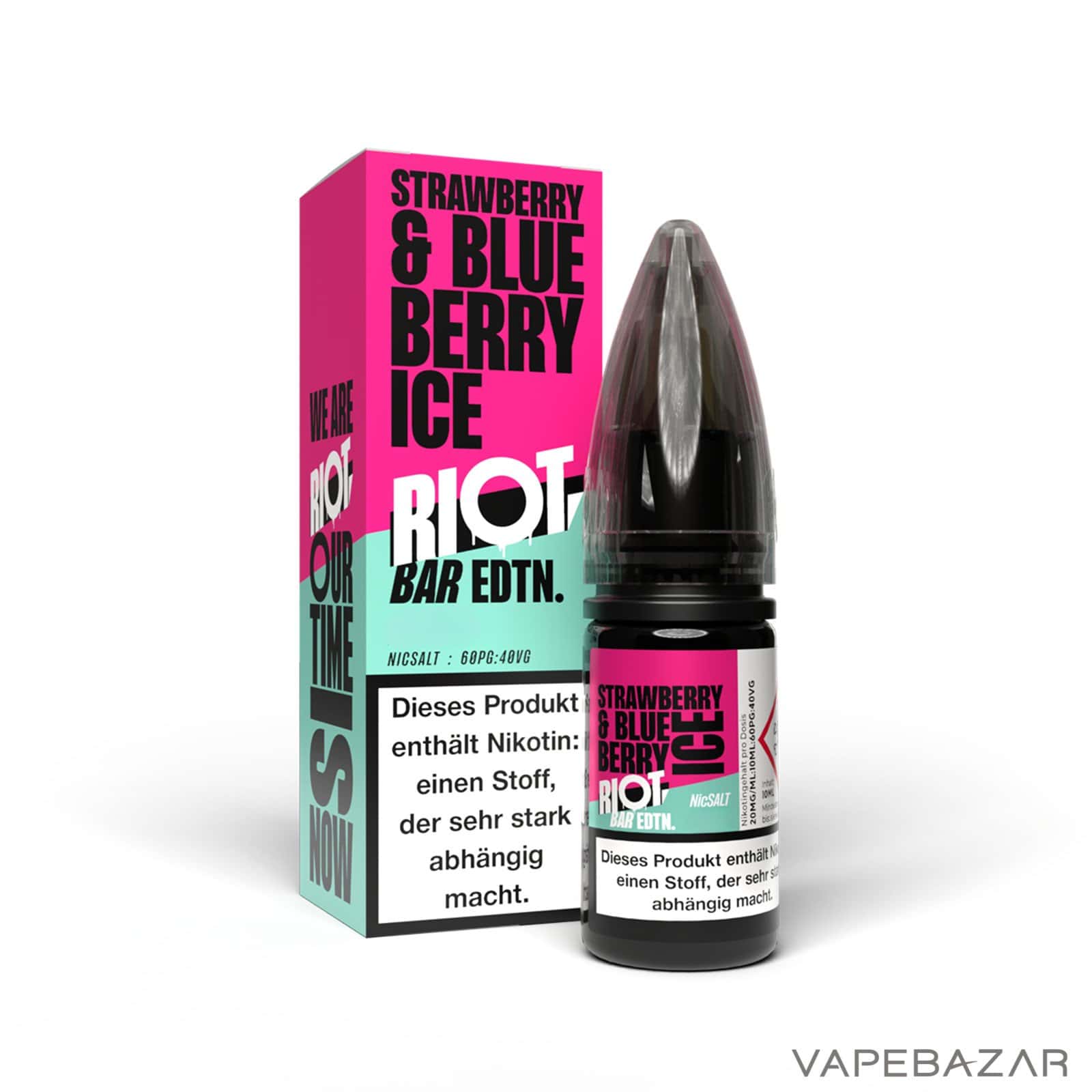 StrawberryBlueberry3 | Vapebazar Vapebazar Riot Salt Bar Edition Strawberry &Amp; Blueberry
