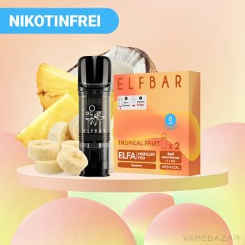 Vapebazar Elfbar Elfa Prefilled Pods Tropical Fruit