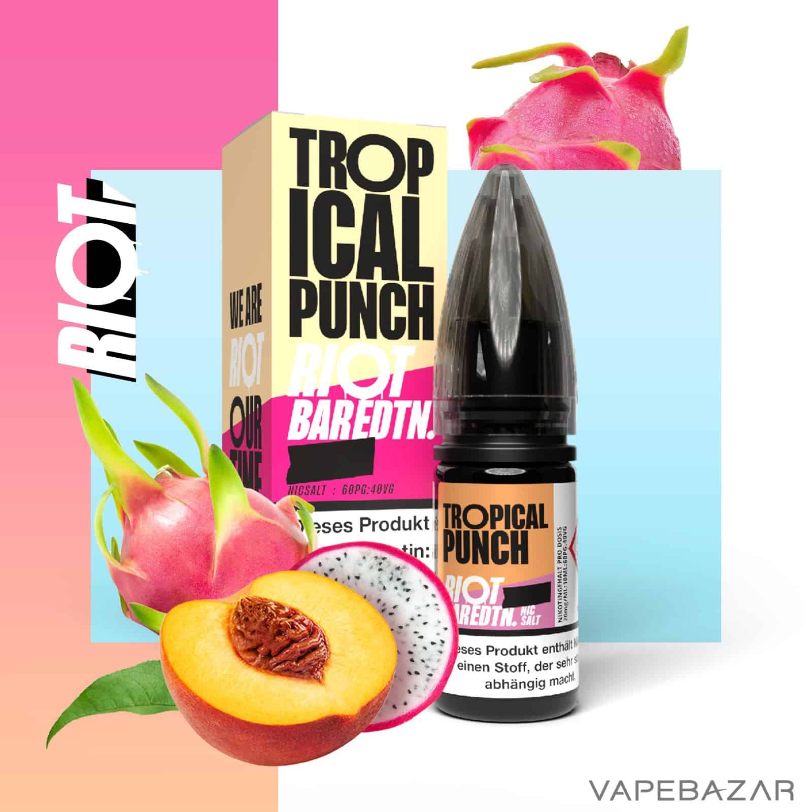 TropicalPunch | Vapebazar Vapebazar Riot Salt Bar Edition Tropical Punch