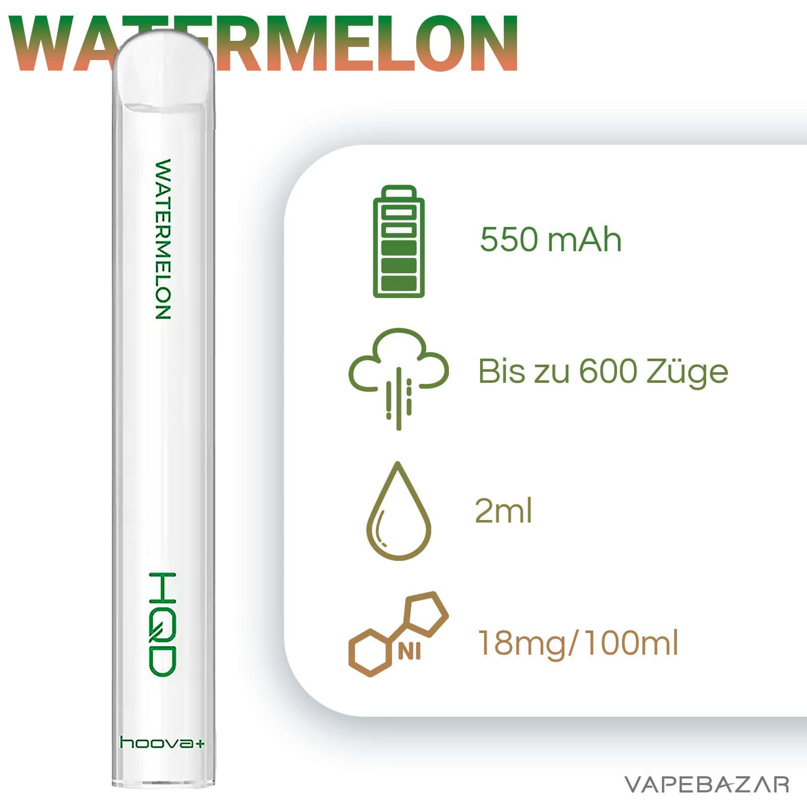 Watermelon2 1 | Vapebazar Hqd Hoova+ Watermelon