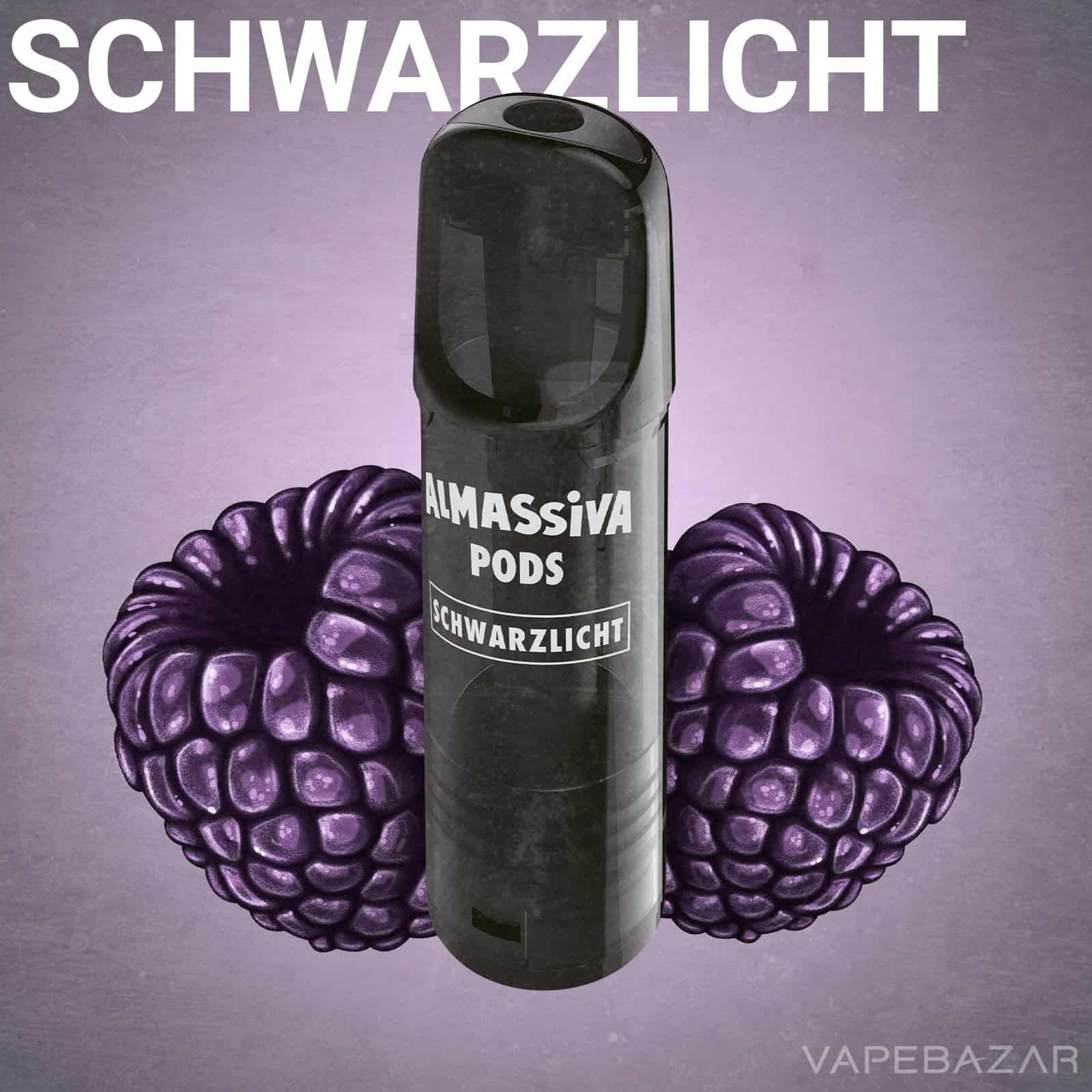 Almassiva Pods Schwarzlicht | Vapebazar Almassiva Prefilled Pods Schwarzlicht