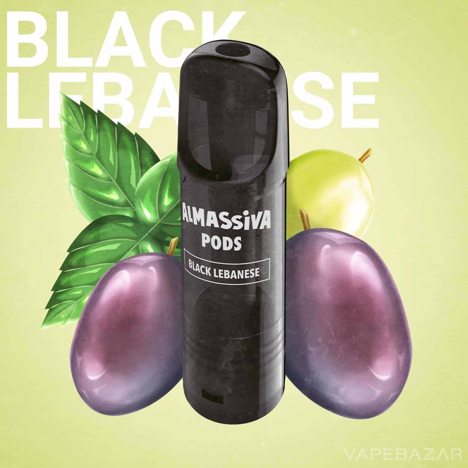 Almassiva PodsBlack Lebanese | Vapebazar Almassiva Prefilled Pods Black Lebanese