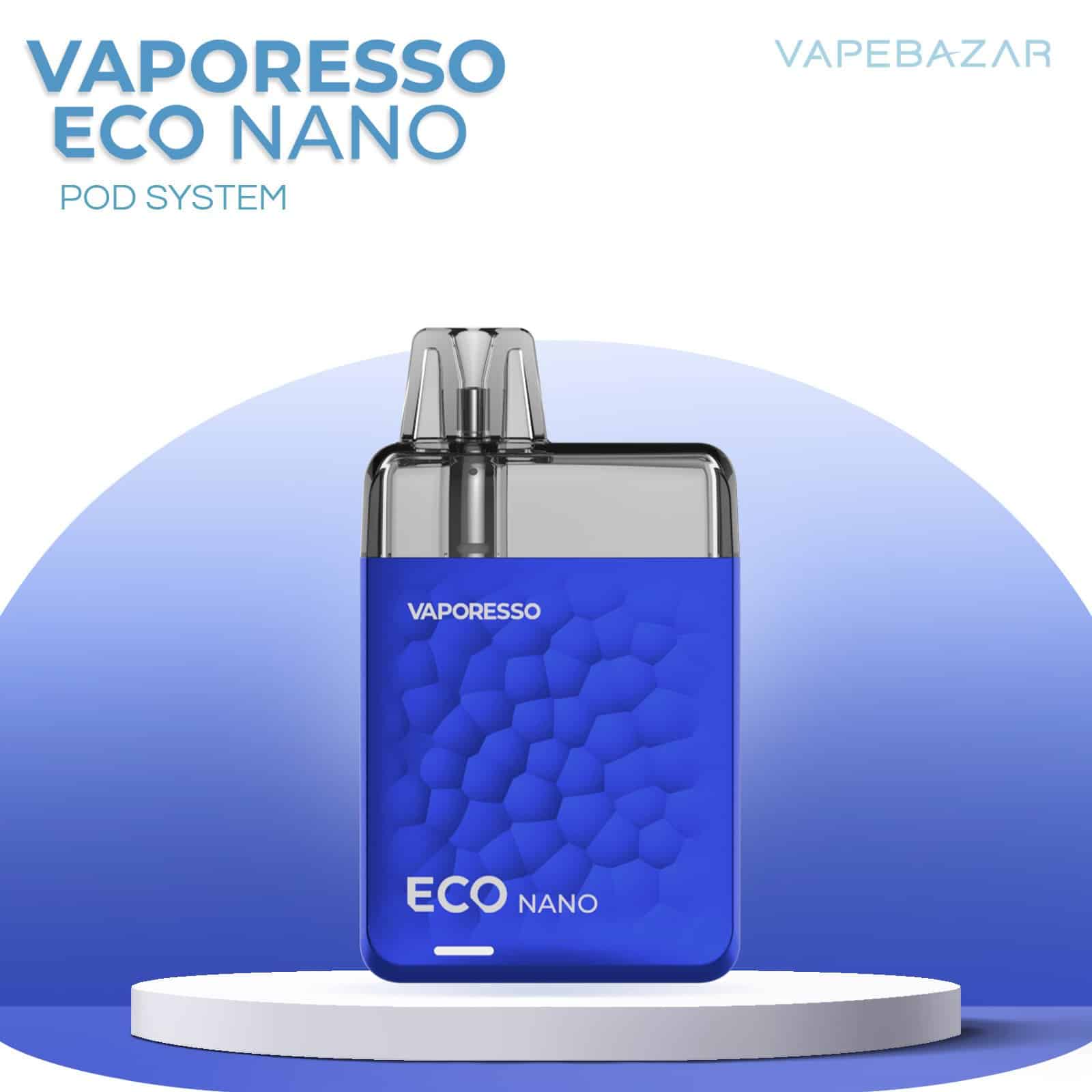 AzureGem | Vapebazar Vaporesso Eco Nano Kit - Azure Gem